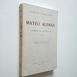 Imagen del vendedor de Guzmn de Alfarache III a la venta por MAUTALOS LIBRERA