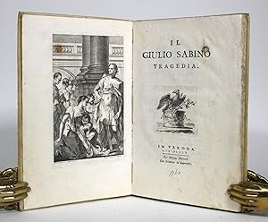 Bild des Verkufers fr Il Giulio Sabino, Tragedia zum Verkauf von Minotavros Books,    ABAC    ILAB