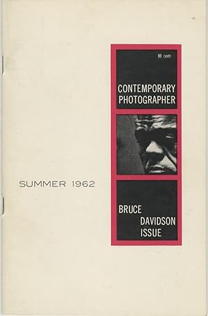 Bild des Verkufers fr CONTEMPORARY PHOTOGRAPHER SUMMER 1962. BRUCE DAVIDSON ISSUE. zum Verkauf von Andrew Cahan: Bookseller, Ltd., ABAA