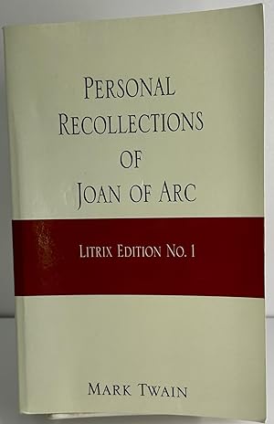 Seller image for Personal Recollections of Joan of Arc for sale by Books Galore Missouri