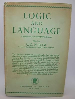 Seller image for Logic and Language: A Collection of Philosophical Articles for sale by Easy Chair Books