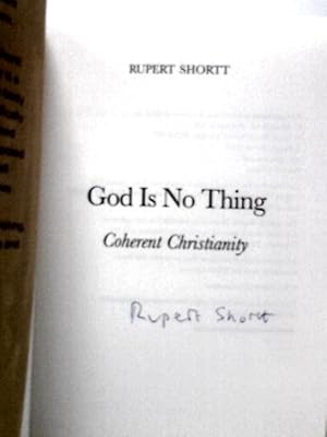 Seller image for God is No Thing for sale by World of Rare Books