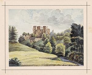 "Kronseck bei Schiltern - Burg Kronsegg Schiltern Langenlois BZ Krems-Land / Niederösterreich Öst...