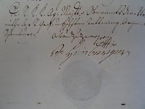 Handschriftliche 'Obligahzion' (d.i. Pfandverschreibung) zwischen Xaveri Hund und Anton Bauknecht...