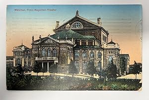 Postkarte München Prinz Regenten Theater 1912