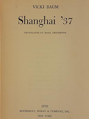 Seller image for Shanghai '37 for sale by Mountain Gull Trading Company