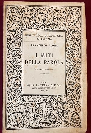 Immagine del venditore per I Miti della Parola. venduto da Plurabelle Books Ltd