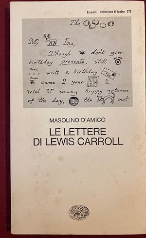Immagine del venditore per Le Lettere di Lewis Carroll. venduto da Plurabelle Books Ltd