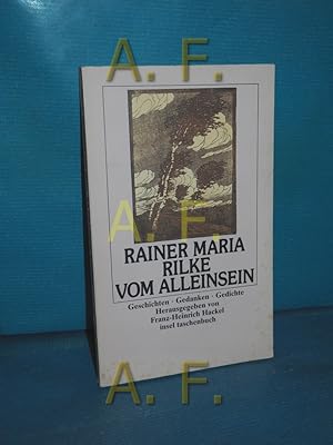 Seller image for Vom Alleinsein : Geschichten, Gedanken, Gedichte. Hrsg. von Franz-Heinrich Hackel / Insel-Taschenbuch 1216 for sale by Antiquarische Fundgrube e.U.