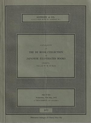 Catalogue of The De Roos Collection of Japanese Illustrated Books formed by the Late W. H. De Roo...