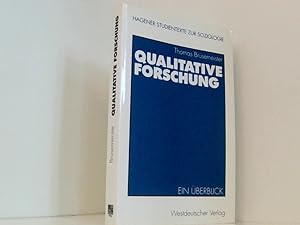 Immagine del venditore per Qualitative Forschung: Ein berblick (Studientexte zur Soziologie, 6) ein berblick venduto da Book Broker