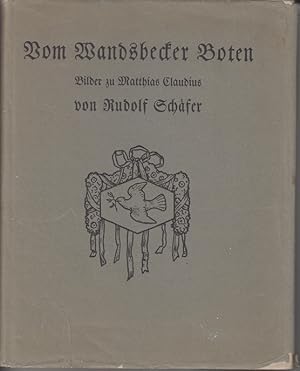 Bild des Verkufers fr Vom Wandsbecker Boten - Bilder zu Matthias Claudius von Rudolf Schfer zum Verkauf von Allguer Online Antiquariat
