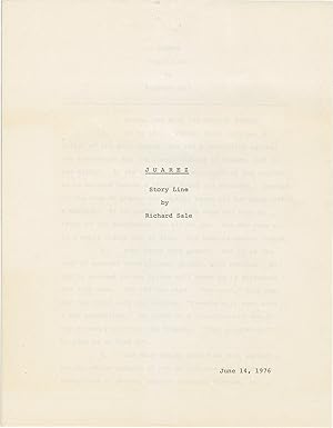 Juarez (Original treatment script for an unproduced film)