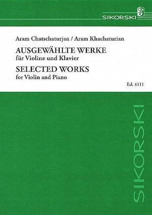 Bild des Verkufers fr Ausgewhlte Werke fr Violineund Klavier zum Verkauf von AHA-BUCH GmbH