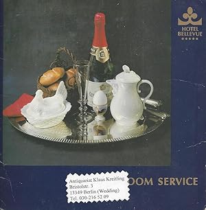 Speisenkarte für den Room Service