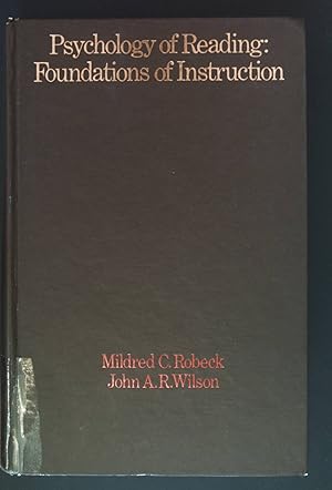 Immagine del venditore per Psychology of Reading: Foundations of Instruction. venduto da books4less (Versandantiquariat Petra Gros GmbH & Co. KG)