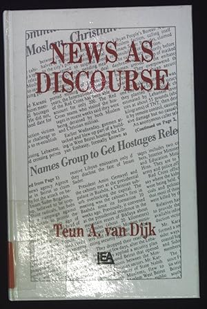 Imagen del vendedor de News as Discourse. a la venta por books4less (Versandantiquariat Petra Gros GmbH & Co. KG)