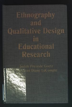 Bild des Verkufers fr Ethnography and Qualitative Design in Educational Research. zum Verkauf von books4less (Versandantiquariat Petra Gros GmbH & Co. KG)