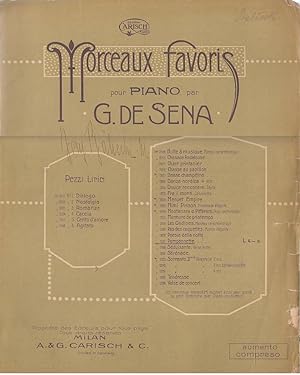 Morceaux favoris pour piano par G. de Sena