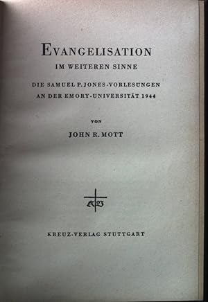 Seller image for Evangelisation im weiteren Sinne. for sale by books4less (Versandantiquariat Petra Gros GmbH & Co. KG)