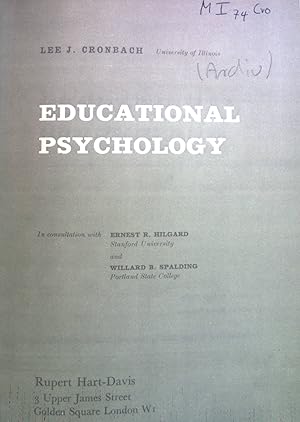 Bild des Verkufers fr Educational Psychology. zum Verkauf von books4less (Versandantiquariat Petra Gros GmbH & Co. KG)