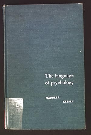 Imagen del vendedor de The Language of Psychology. a la venta por books4less (Versandantiquariat Petra Gros GmbH & Co. KG)