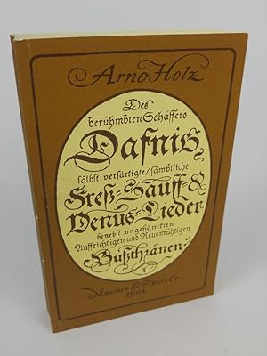 Bild des Verkufers fr Dafnis. Lyrisches Portrait aus dem 17. Jahrhundert lyr. Portr. aus d. 17. Jh. zum Verkauf von ANTIQUARIAT Franke BRUDDENBOOKS