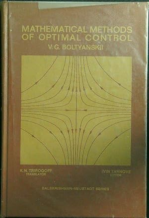 Imagen del vendedor de Mathematical methods of optimal control a la venta por Librodifaccia