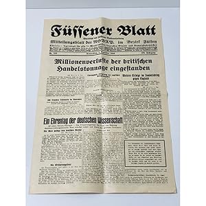 Füssener Blatt - Mitteilungsblatt der NSDAP im Bezirk Füssen; 5. Dezember 1940 (102. Jahrgang, Nr...