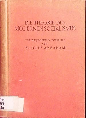 Imagen del vendedor de Die Theorie des modernen Sozialismus. a la venta por Antiquariat Bookfarm