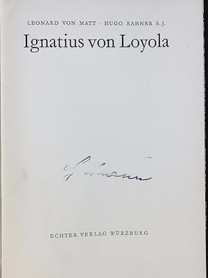 Bild des Verkufers fr Ignatius von Loyola. zum Verkauf von Antiquariat Bookfarm