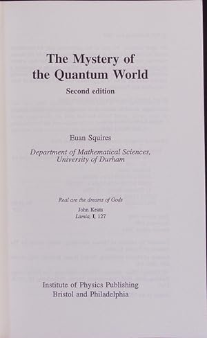 Bild des Verkufers fr The mystery of the quantum world. zum Verkauf von Antiquariat Bookfarm