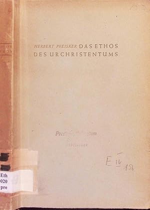 Seller image for Das Ethos des Urchristentums. for sale by Antiquariat Bookfarm