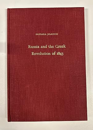 Bild des Verkufers fr Russia and the Greek Revolution of 1843. (= Sdosteuropische Arbeiten 65). zum Verkauf von Antiquariat Bookfarm