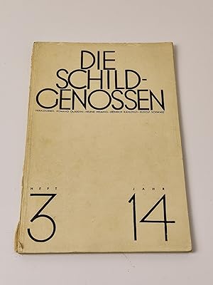 Image du vendeur pour Die Schildgenossen - Katholische Zweimonatsschrift. (Heft 3, Jahrgang 14. Februar / Mrz 1935) mis en vente par BcherBirne