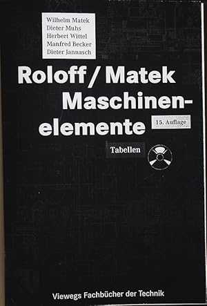 Seller image for Roloff/Matek Maschinenelemente Formelsammlung. 15. Auflage. for sale by Antiquariat Bookfarm