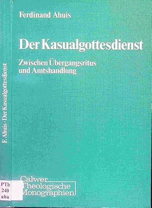 Seller image for Der Kasualgottesdienst. for sale by Antiquariat Bookfarm