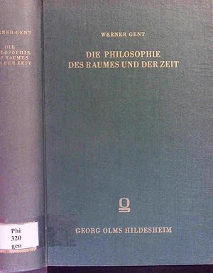 Bild des Verkufers fr Die Philosophie des Raumes und der Zeit. Historische, kritische und analytische Untersuchungen. zum Verkauf von Antiquariat Bookfarm