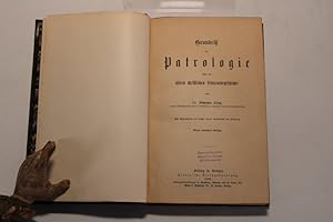 Bild des Verkufers fr Grundriss der Patrologie oder der ltern christlichen Literrgeschichte. zum Verkauf von Antiquariat Bookfarm