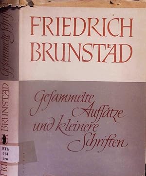 Bild des Verkufers fr Gesammelte Aufstze und kleinere Schriften. zum Verkauf von Antiquariat Bookfarm