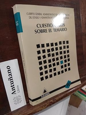 Imagen del vendedor de Cuerpos General Administrativo de la Administracin del Estado y Administrativo de la Administracin de la Seguridad Social. Cuestionarios sobre el temario a la venta por Libros Antuano