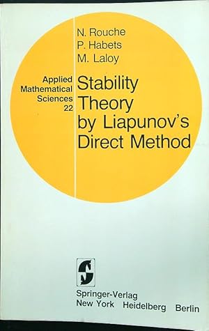 Bild des Verkufers fr Stability Theory by Liapunov's Direct Method zum Verkauf von Librodifaccia