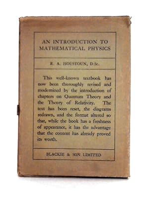 Bild des Verkufers fr An Introduction to Mathematical Physics zum Verkauf von World of Rare Books