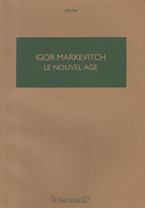 Image du vendeur pour Le Nouvel Age, Sinfonia Concertante for Orchestra - Study Score mis en vente par Hancock & Monks Music
