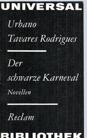 Seller image for Der schwarze Karneval - Novellen for sale by Antiquariat Jterbook, Inh. H. Schulze