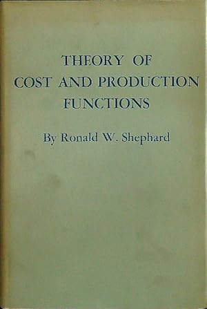 Imagen del vendedor de Theory of cost and production functions a la venta por Librodifaccia