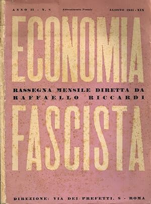 Immagine del venditore per Economia Fascista (Vol. n. 8) venduto da Biblioteca di Babele