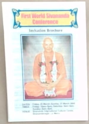 First World Sivananda Conference: Invitation Brochure