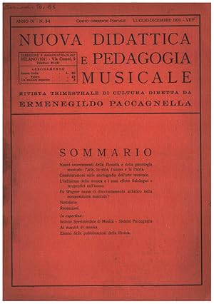 Bild des Verkufers fr Nuova didattica e pedagogia musicale zum Verkauf von Biblioteca di Babele