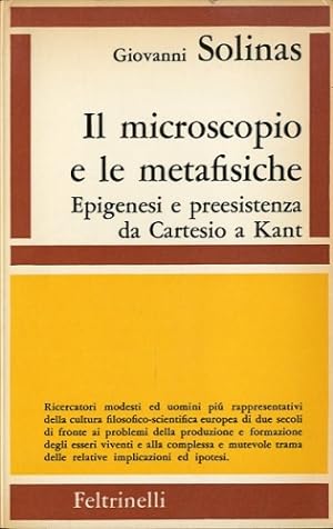 Immagine del venditore per Il microscopio e le metafisiche. venduto da LIBET - Libreria del Riacquisto